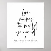 の結婚ゲストグローブ、愛は世界を動かす ポスター (正面)