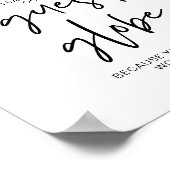 の結婚ゲストグローブ、愛は世界を動かす ポスター (角)