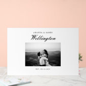 の結婚ゲストブックの代替エレガント写真 アクリルサイン (ウェディング)