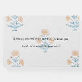 の結婚ゲストブックの個人用設定クラシック芸術的 ゲストブック