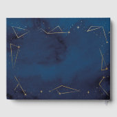 の結婚ゲストブックスターサイン海軍の星座 ゲストブック (裏面)