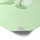 の結婚ゲストブックツリー ポスター (角)