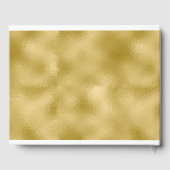 の結婚ゲストブックフォイルフェイク金ゴールドシック書道 ゲストブック (裏面)