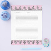 の結婚ゲストブックページクラシックズバロック チラシ (シングル)