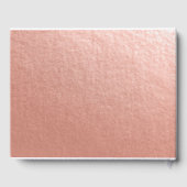 の結婚ゲストブックメイソンjar文字列ライトバラ金ゴールド ゲストブック (裏面)