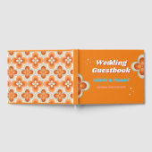 の結婚ゲストブックレトロ結婚の1970年代 ゲストブック (全面)