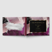 の結婚ゲストブック |カシス素晴らしメはっきりしたタル ゲストブック (全面)