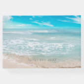 の結婚ゲストブック | モノグラムモダン幾何学模様 ゲストブック (裏面)