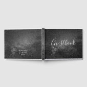 の結婚ゲストブック |宇宙スターズエータニティシック ゲストブック (全面)