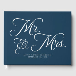 の結婚ゲストブック、海軍とホワイト夫妻 ゲストブック