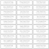 の結婚ゲスト名アドレスシックモダンシンプル シール (正面)
