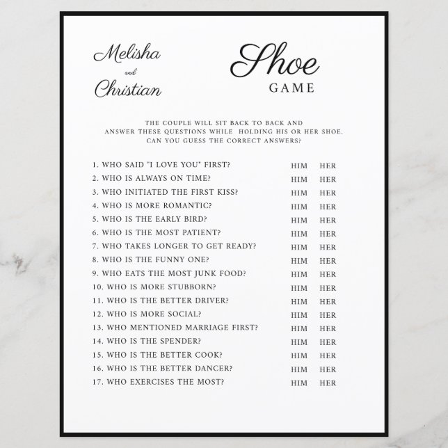 の結婚ゲーム (正面)