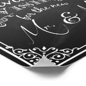 の結婚サインアドバイスと新しいミセスのご要望 ポスター (角)