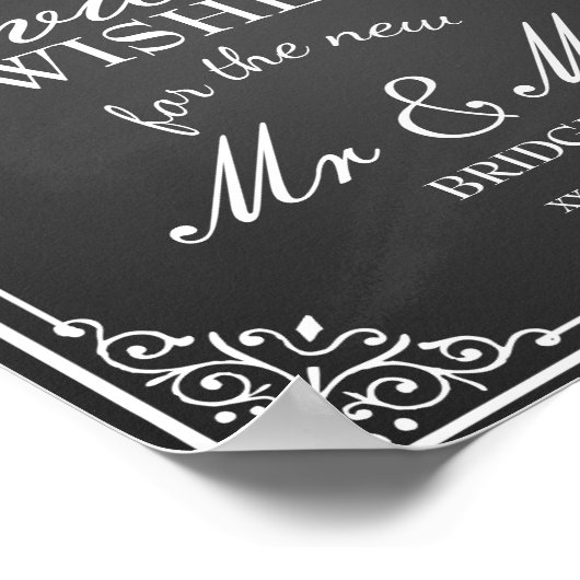 の結婚サインアドバイスと新しいミセスのご要望 ポスター (角)