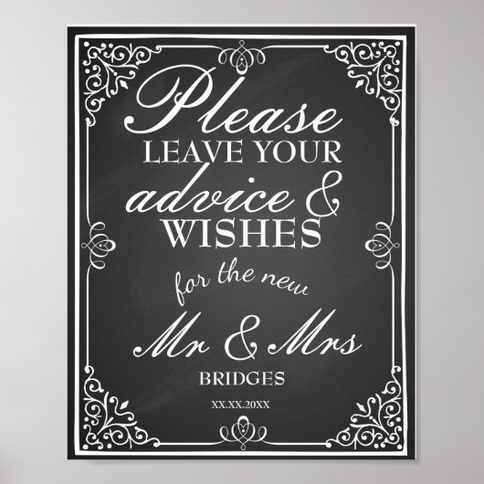 の結婚サインアドバイスと新しいミセスのご要望 ポスター (正面)