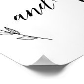 の結婚サイン – カードとギフトLaurelのシ結婚ェン ポスター (角)