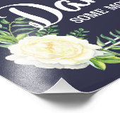 の結婚サイン、ビーチサンダル、結婚、フローラバラ フォトプリント            (角)