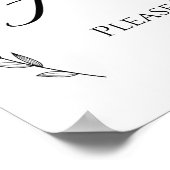 の結婚サイン – ローレルのサイン結婚を支持 ポスター (角)