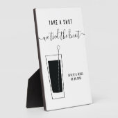 の結婚サイン、一発お願いだから結び目のテーブル フォトプラーク (側面)