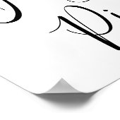 の結婚サイン – 私たちのJengaピース緑のサインにサイン ポスター (角)