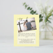 の結婚サンキューカードとPhoto Virtual Digital (スタンド正面)