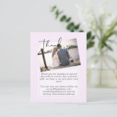 の結婚サンキューカードとPhoto Virtual Digital (スタンド正面)