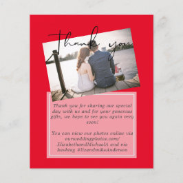 の結婚サンキューカードとPhoto Virtual Digital