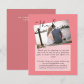 の結婚サンキューカードとPhoto Virtual Digital (正面/裏面)