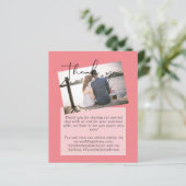 の結婚サンキューカードとPhoto Virtual Digital (スタンド正面)