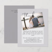 の結婚サンキューカードとPhoto Virtual Digital (正面/裏面)