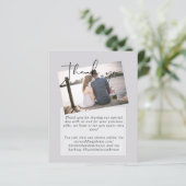 の結婚サンキューカードとPhoto Virtual Digital (スタンド正面)