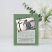 の結婚サンキューカードとPhoto Virtual Digital (スタンド正面)