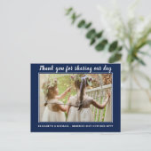 の結婚サンキューカードとPhoto Virtual Digital ポストカード (スタンド正面)