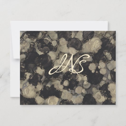 の結婚サンキューカードの色合い サンキューカード (裏面)