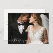 の結婚サンキューカード写真 ポストカード (正面/裏面)