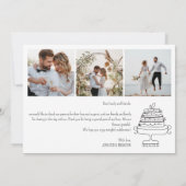 の結婚サンキューカード落書きケーキ サンキューカード (裏面)