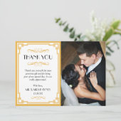 の結婚サンキューカード、アールデコフラットカード サンキューカード (スタンド正面)