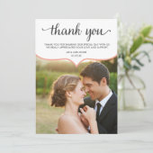 の結婚サンキューカード – フラットカード サンキューカード (スタンド正面)