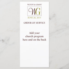 の結婚サービスの注文モノグラムのロゴ プログラム