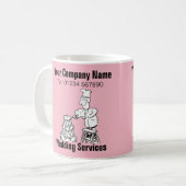 の結婚サー結婚ビス・ケーキ製造業者 コーヒーマグカップ (正面左)