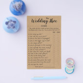 の結婚シューゲームカード チラシ (シングル)