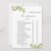 の結婚シューゲームバチェロレッテゲームカード 案内状 (正面)