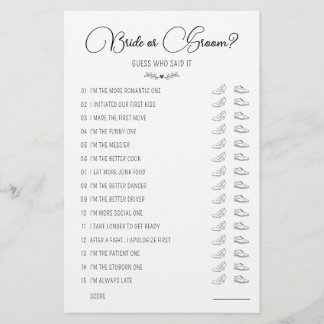 の結婚シューゲーム新郎新婦または新郎ブラック&ホワイト