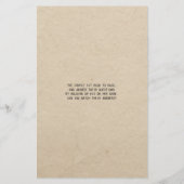 の結婚シューゲーム花嫁または花婿の素朴紙 (裏面)