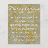 の結婚シルバーライニング囲いカード (正面)