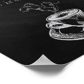 の結婚シンボルや象徴コーヒーバー ポスター (角)