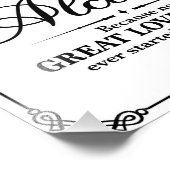 の結婚シンボルや象徴 – 白黒 – アロコホール –  フォトプリント            (角)