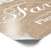 の結婚シンボルや象徴- Burlap & Lace – お気に入り –  フォトプリント (角)