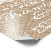 の結婚シンボルや象徴- Burlap & Lace – フレインズ&ファミリー –  フォトプリント (角)