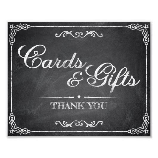 の結婚シンボルや象徴- chalkboard – カード&ギフト –  フォトプリント            (正面)